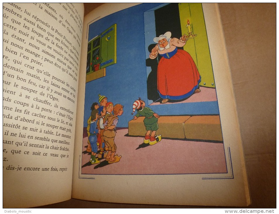 1952  LES BEAUX CONTES de PERRAULT  , édition René Touret,       Imprimerie Giraud-Rivoire