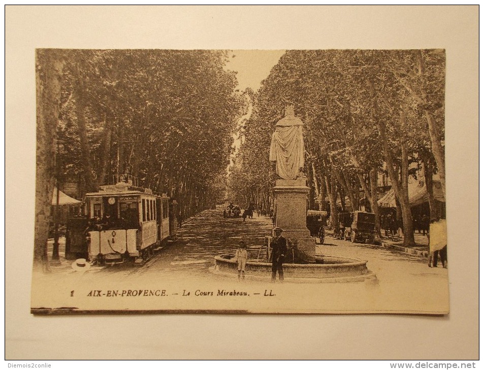 Carte Postale - AIX EN PROVENCE (13) - Le Cours Mirabeau  (5/41) - Aix En Provence