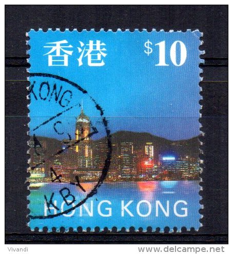 Hong Kong - 1997 - $10 Hong Kong Skyline - Used - Used Stamps