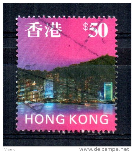 Hong Kong - 1997 - $50 Hong Kong Skyline - Used - Used Stamps