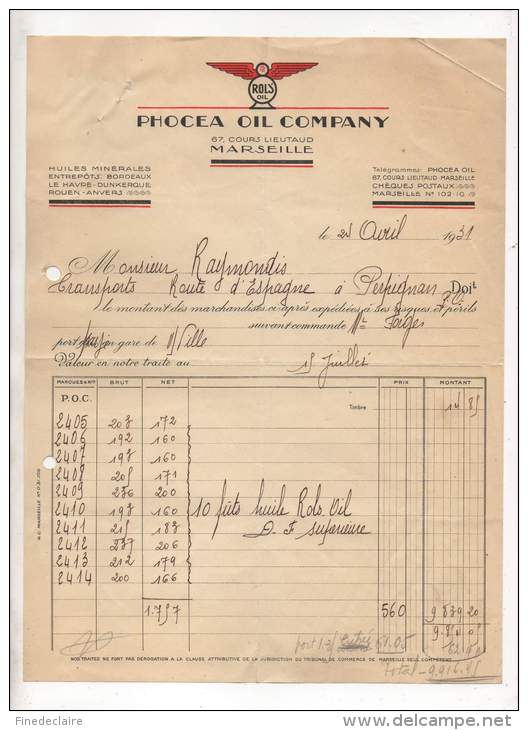 Phocea Oil Company, Marseille 1931 - 1900 – 1949