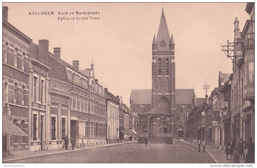 AVELGEM : Kerk En Marktplaats - Avelgem