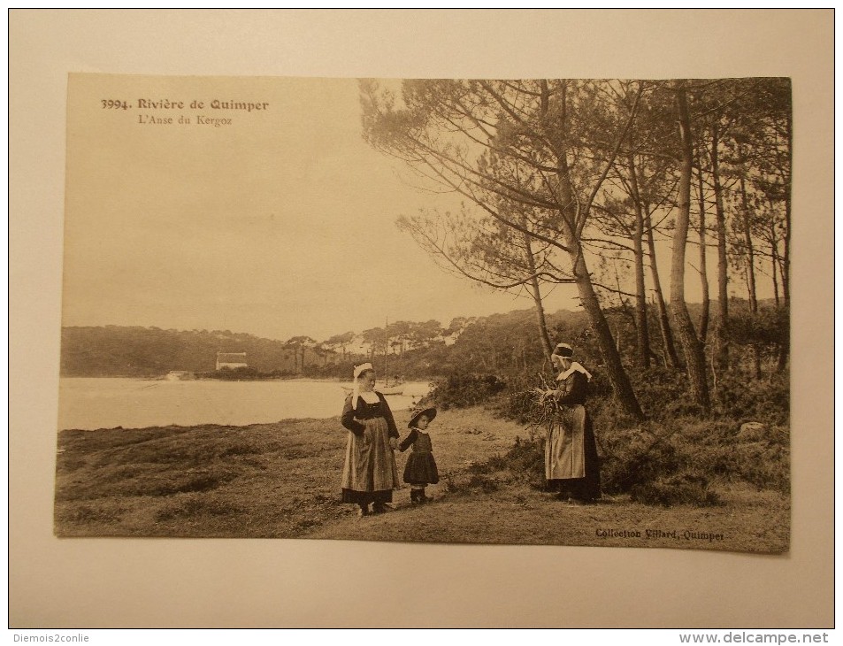 Carte Postale - Rivière De QUIMPER (29) - L´Anse Du Kergoz (25/41) - Quimper