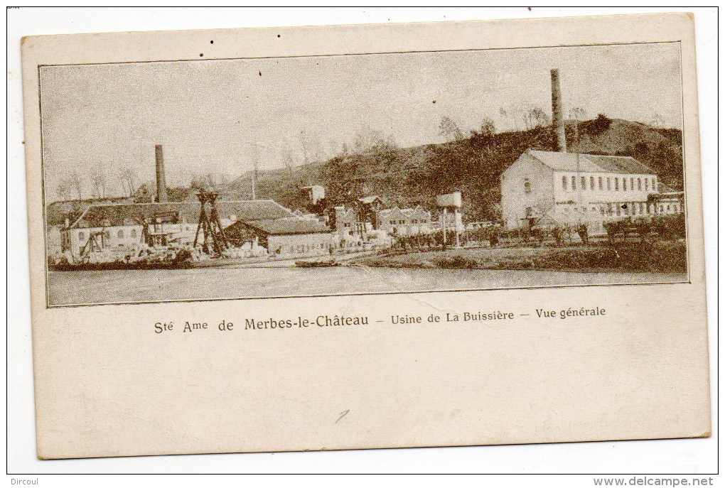 30081  -     Merbes  Le  Château - Usine De La  Buissière - Vue  Générale - Merbes-le-Château