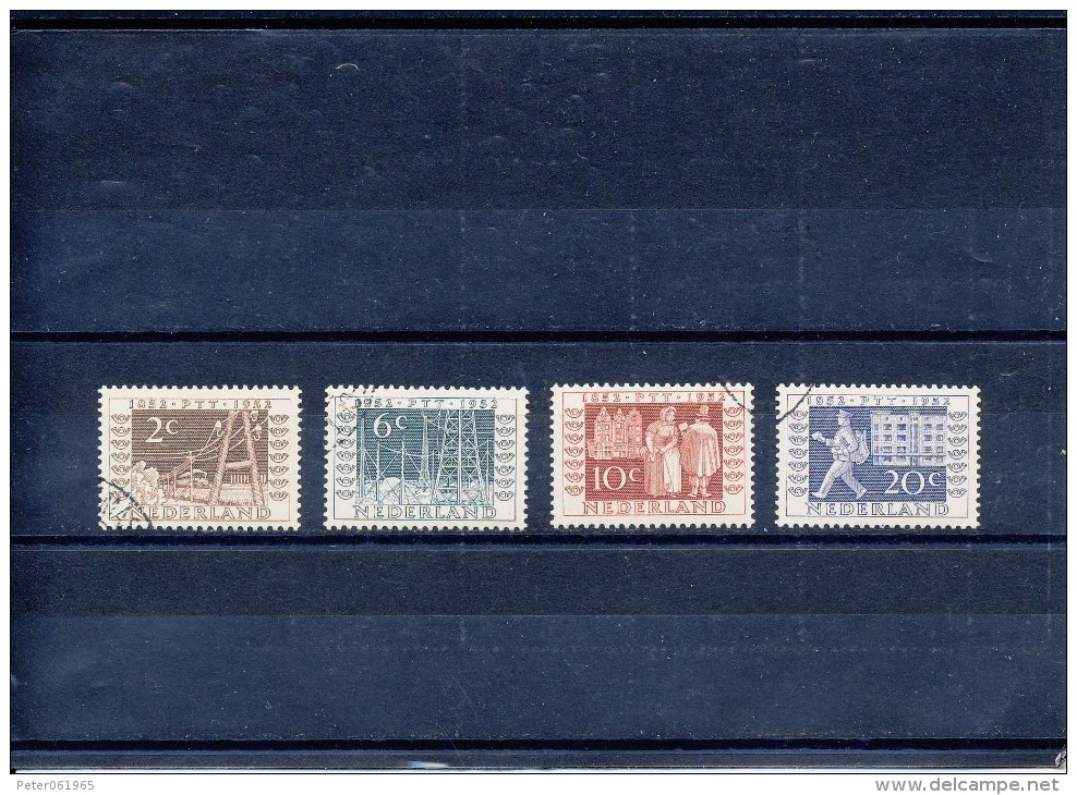 NVPH Nr. 592 T/m 595 (Tentoonstellingszegels I.T.E.P.) Gebruikt (CW = € 60,-) - Used Stamps