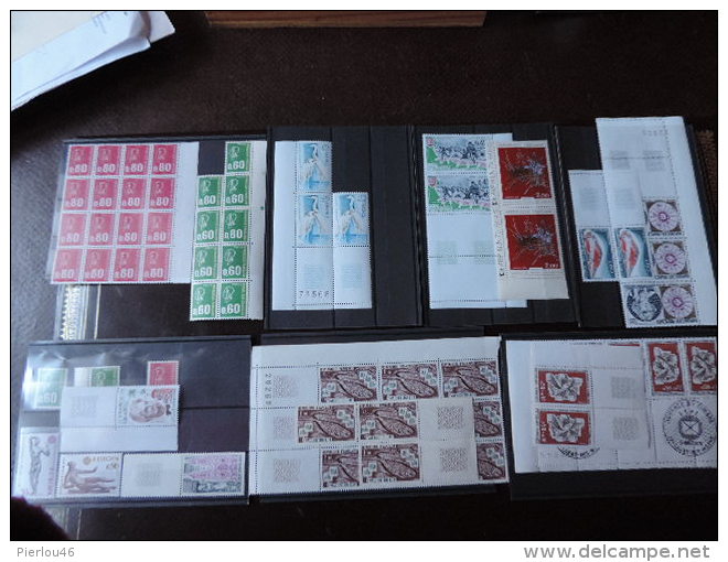 LOT DE TIMBRES NEUFS ** ANNEE 1974 FIN DE COLLECTION - Colecciones Completas