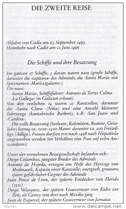 Christoph Columbus Antiquarisch 12€ Dokumente Seiner Reisen II. Band 2.-4.Reise Gutenberg-Verlag 1992 ISBN 3 7632 3969 3 - 2. Medio Evo