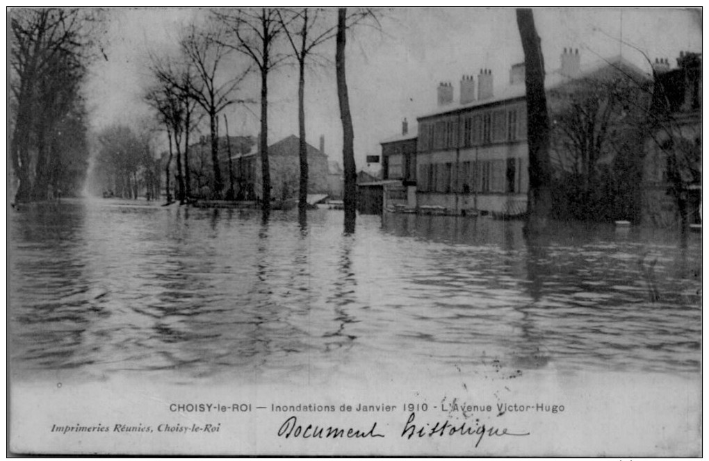 CHOISY LE  ROI   / LOT  1201 - Paris Flood, 1910