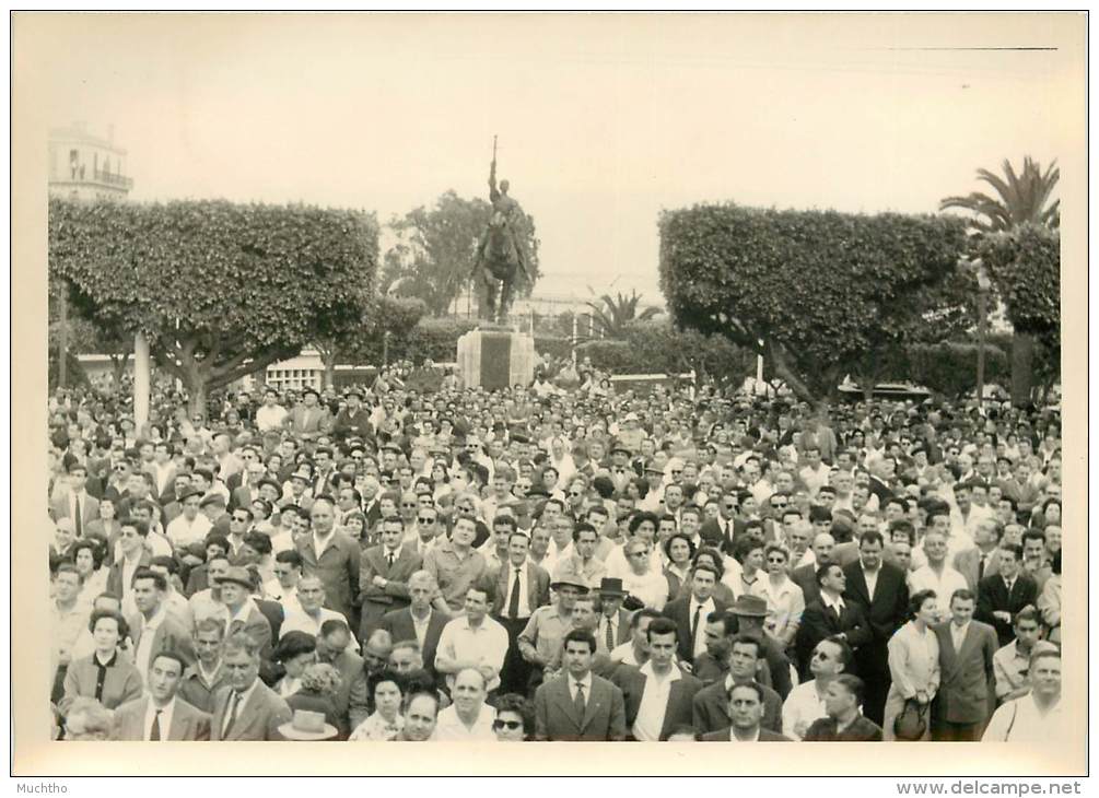 Politique - Algerie  Photo Evenements D´alger Mai - Juin 1958 GENERAL DE GAULLE  ( Generaux ) - Eventi