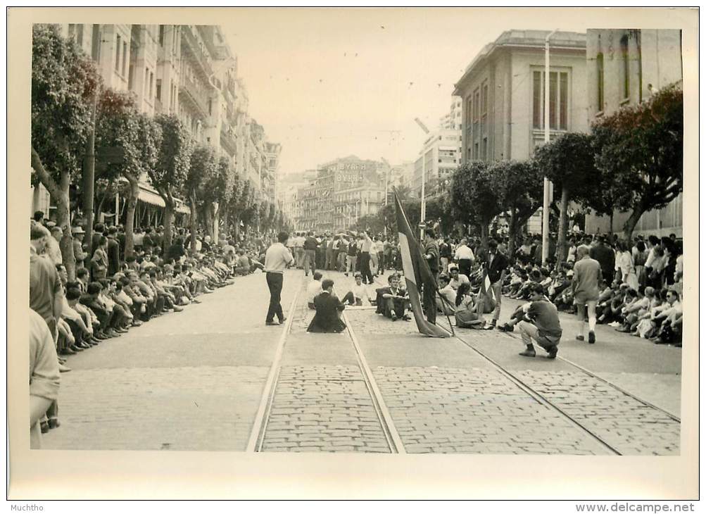 Politique - Algerie  Photo Evenements D´alger Mai - Juin 1958 GENERAL DE GAULLE  ( Generaux ) - Eventi