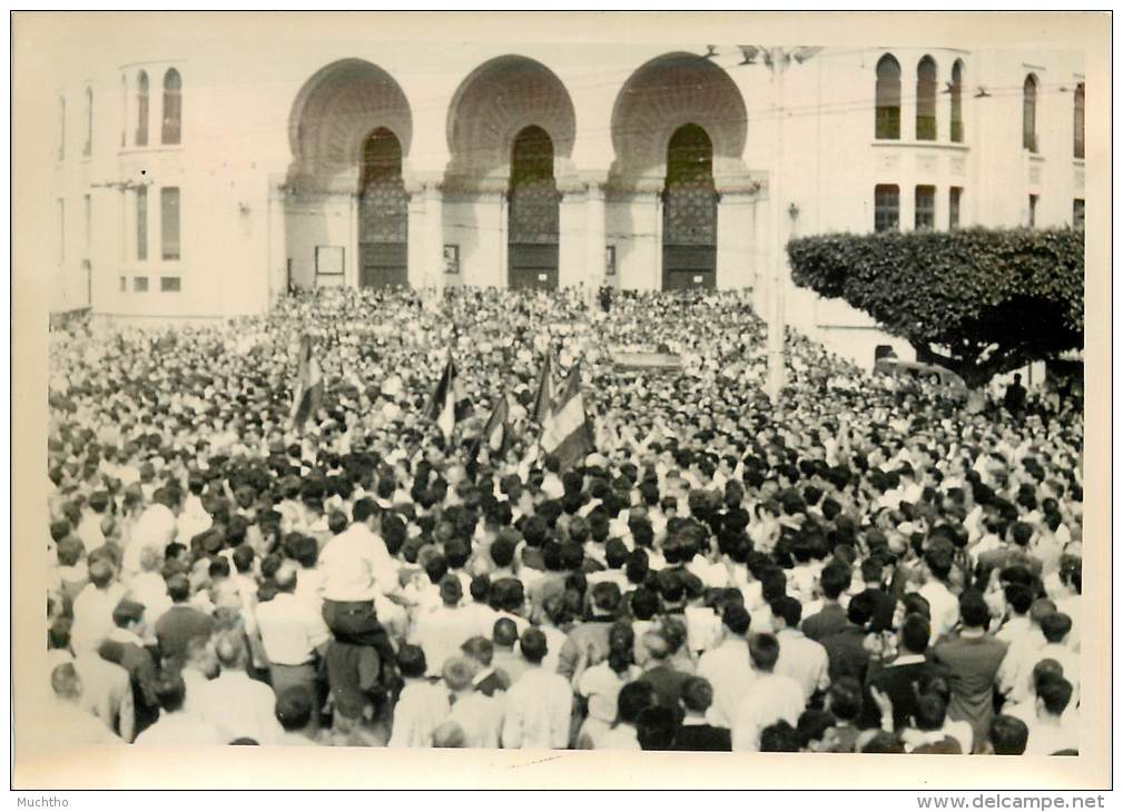 Politique - Algerie  Photo Evenements D´alger Mai - Juin 1958 GENERAL DE GAULLE  ( Generaux ) - Ereignisse