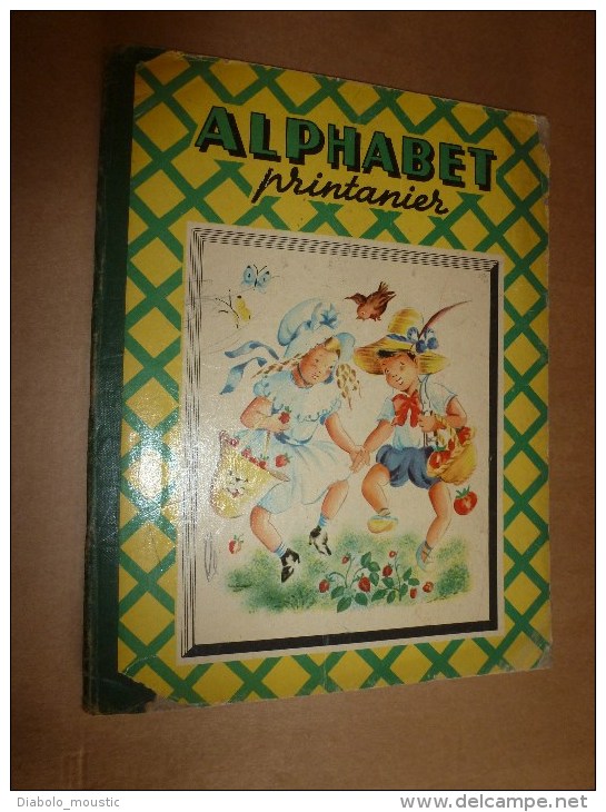 1949  ALPHABET PRINTANIER , Illustré Par Jacqueline Duché,  éditions G. P. à Paris - Otros & Sin Clasificación