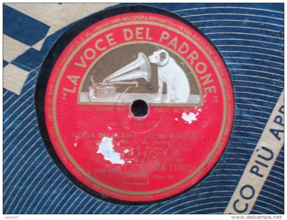 Fonit La Voce Del Padrone _suona Balalaika - 78 Rpm - Gramophone Records