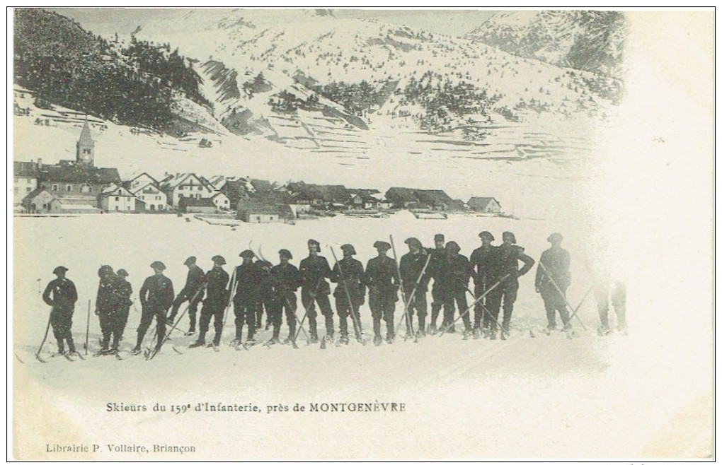 05 - Skieurs Du 159° D'infanterie, Près De Montgenèvre - Other & Unclassified