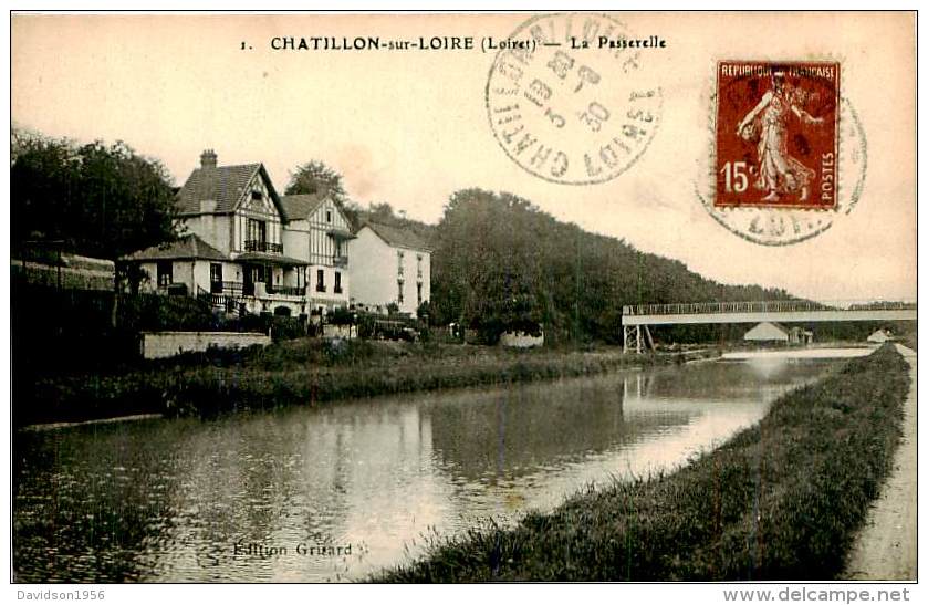 Belle  Carte    -  Chatillon Sur Loire - La Passerelle                            C416 - Chatillon Sur Loire