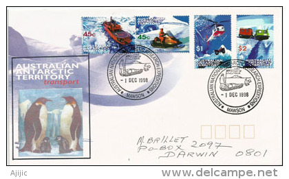 ANTARCTIQUE AUSTRALIEN.Expédition à La Base Macquarie 1998, Série Moyens De Transports En Antarctique. - Bases Antarctiques