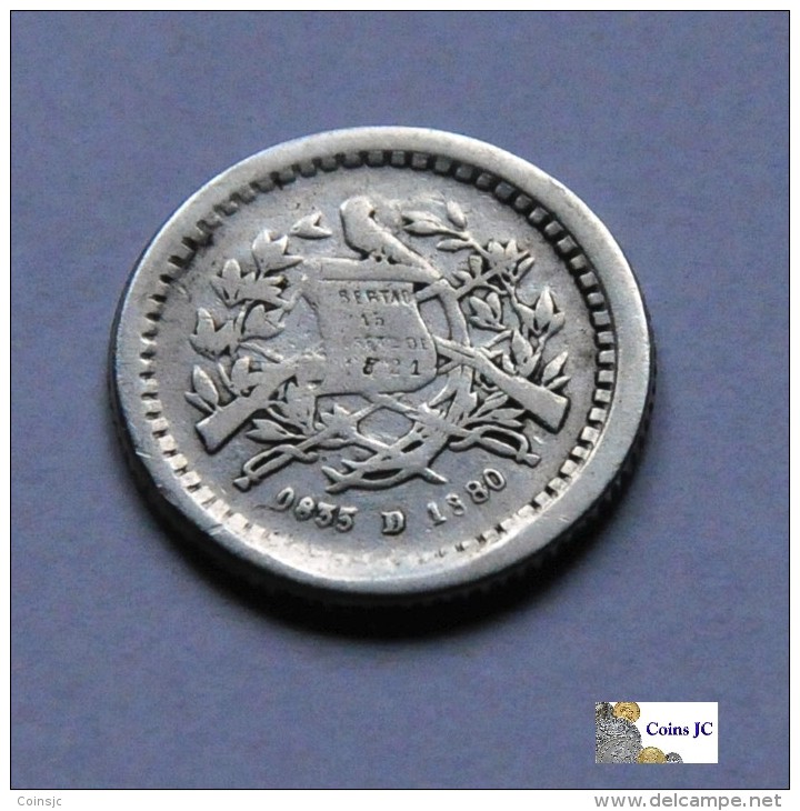 Guatemala - 1/2 Real - 1880 - Guatemala