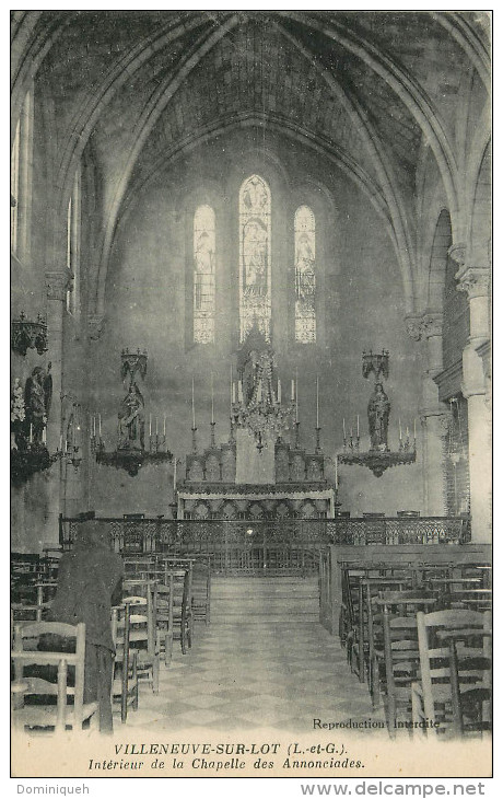 Intérieur De La Chapelle Des Annonciades - Villeneuve Sur Lot