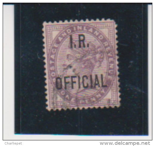 Great Britain Scott # O4 Errington & Martin Stamp Importers Ad On Back Of Stamp - Service