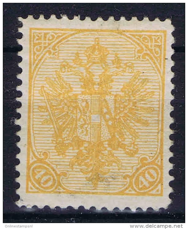 Österreichisch- Bosnien Und Herzegowina  Mi Nr 19 , Yv Nr 19    Perfo 12,50  MH/* - Unused Stamps