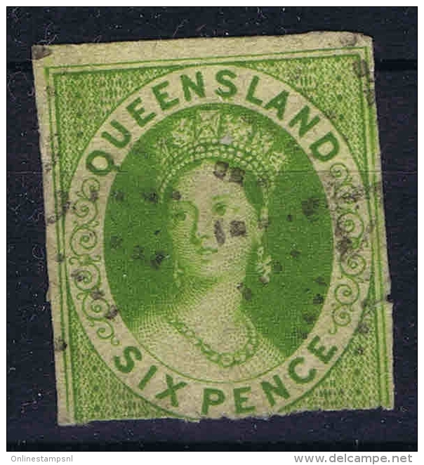 Australia: Queensland 1860  Yv Nr 3 Used - Used Stamps