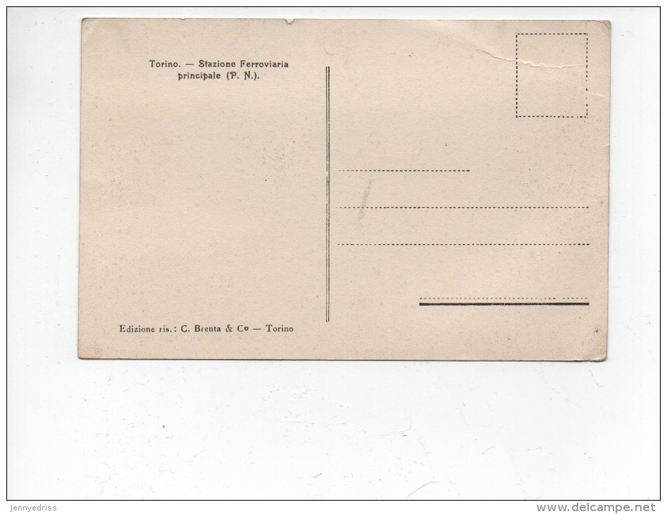 TORINO  , Stazione  Ferroviaria     * - Stazione Porta Nuova