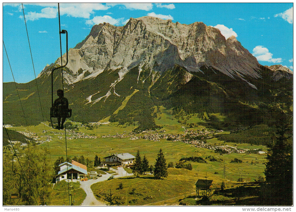 LERMOOS   GEGEN ZUGSPITZE UND EHRWALD            (NUOVA) - Lermoos