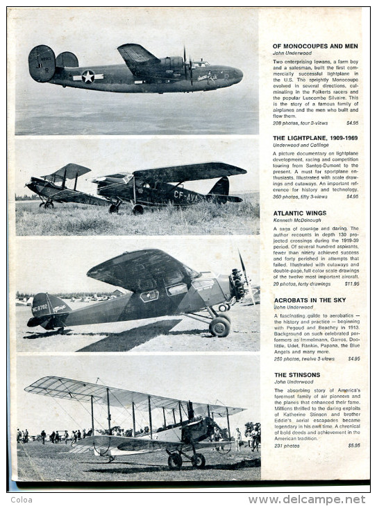 Aviation Avant 1945 The Vintage And Veteran Aircarft Guide 1974 - Libros Sobre Colecciones