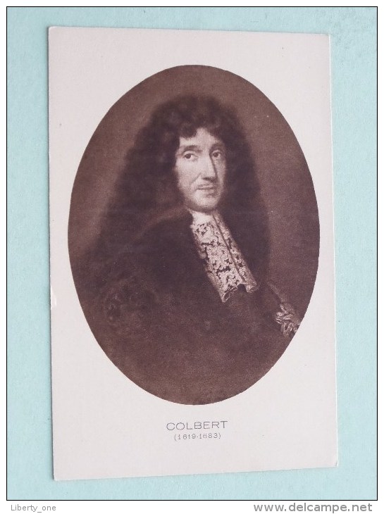 COLBERT Politicus ( 1619-1683 ) Anno 19?? ( Zie Foto Voor Details ) !! - Personaggi