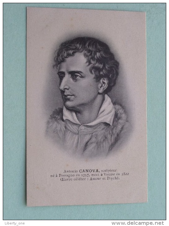 Antonio CANOVA Sculpteur ( 1757-1822 ) Anno 19?? ( Zie Foto Voor Details ) !! - Autres & Non Classés