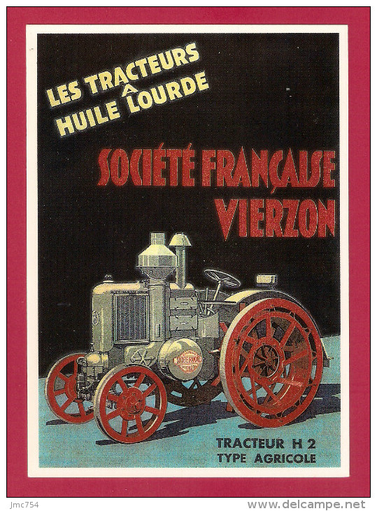 CPM.  Matériel Agricole. Tracteur Sté Française Vierzon - Trattori