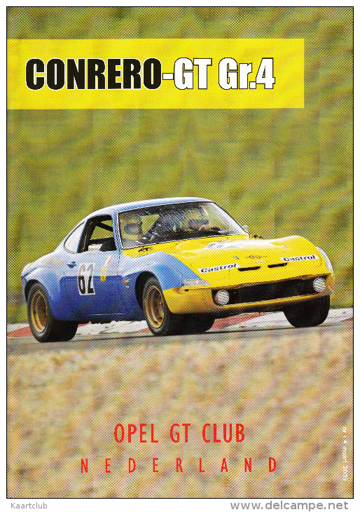 OPEL GT CLUB Nederland Magazine - Nr. 1  Maart  2009 - Andere & Zonder Classificatie