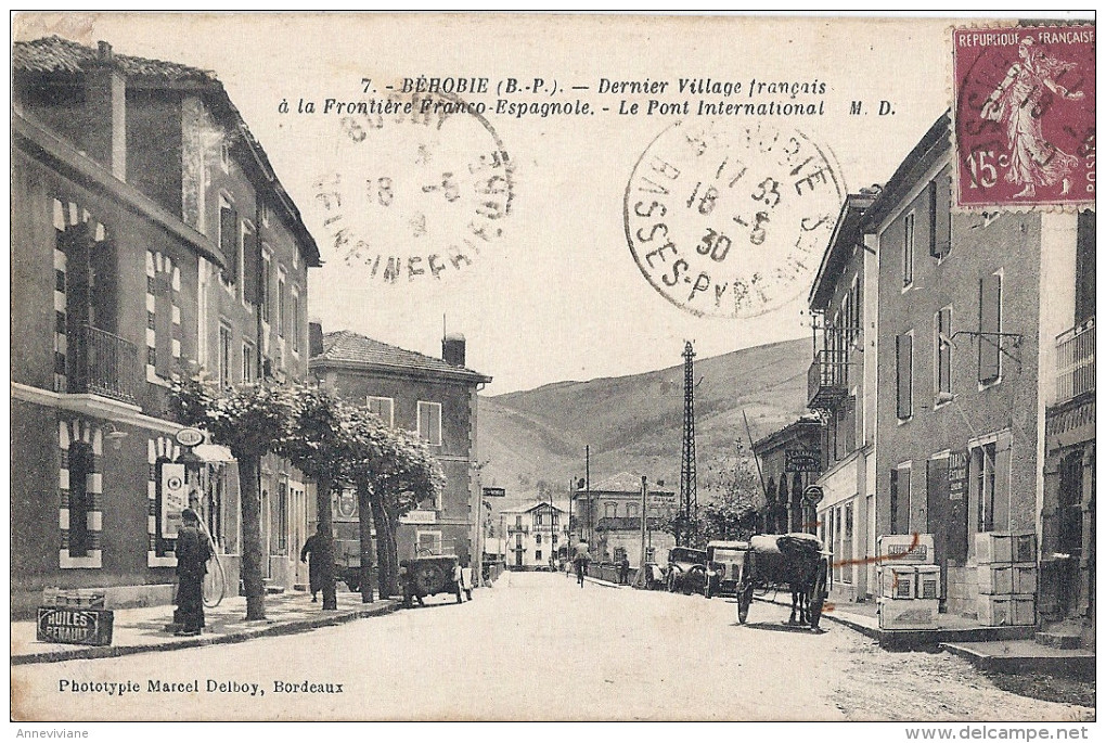 Béhobie - Dernier Village Français à La Frontière Franco-Espagnole. Le Pont International - Béhobie