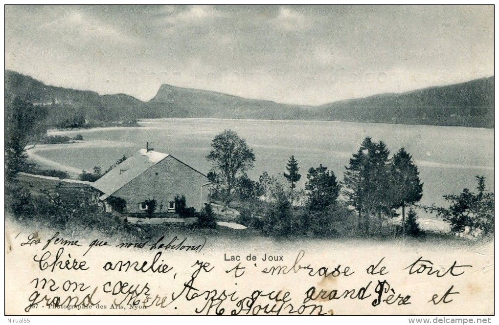 Suisse VD LAC DE JOUX .  .....G - Autres & Non Classés