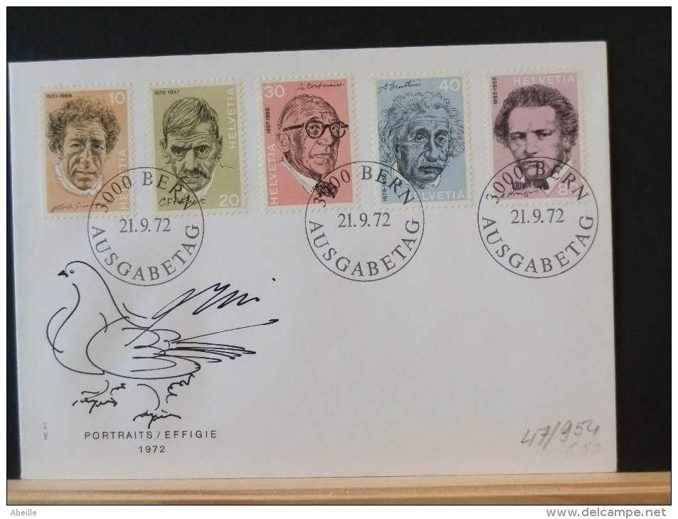 47/954   FDC   SUISSE - Albert Einstein