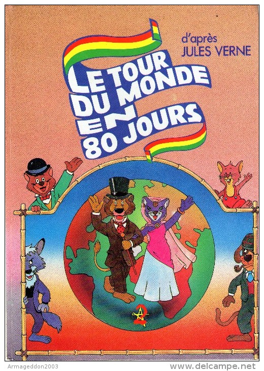 Isbn 2724222660 : VERNE JULES: LE TOUR DU MONDE EN 80 JOURS.122 Pages. Nombreuses Illustrations En Couleur Dans Le Forma - Cuentos