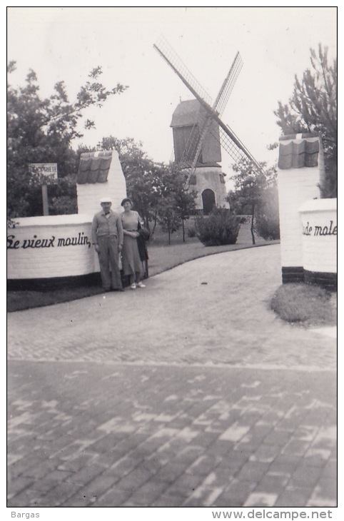 Photo Ancienne Knocke Le Vieux Moulin - Places