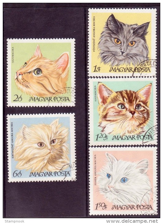 Hungary Scott  1820-24,1880-84,1889-93 1975-79, C277-81, Used Cancelled To Order Art,Space,Cats Birds Olympics  VF . - Used Stamps