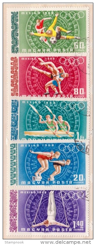 Hungary Scott  1820-24,1880-84,1889-93 1975-79, C277-81, Used Cancelled To Order Art,Space,Cats Birds Olympics  VF . - Used Stamps