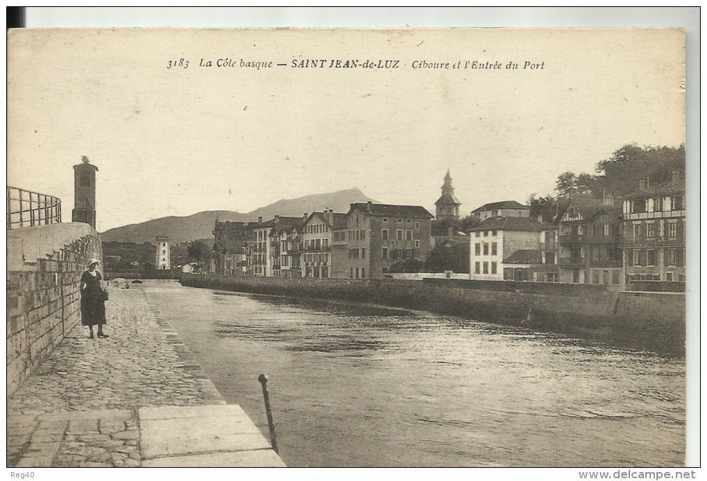 D64 -  SAINT JEAN DE LUZ - CIBOURE Et L´ Entrée Du Port - Ciboure