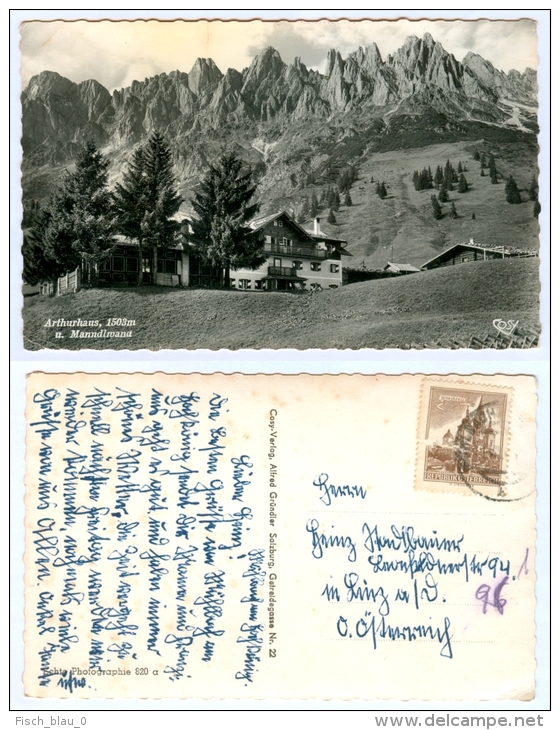 AK Schutzhütte Berghütte Arthurhaus Mühlbach Am Hochkönig Hütte Manndlwand A. Österreich AUSTRIA Gebirge - Mühlbach Am Hochkönig