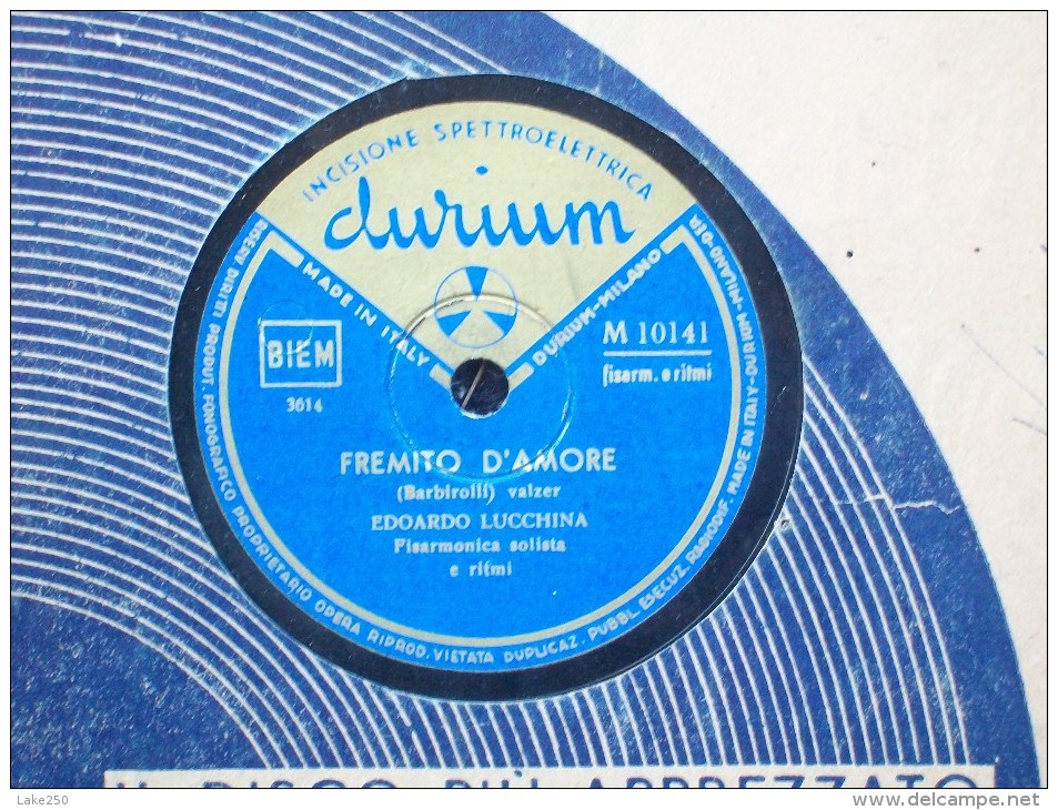 FONIT / DURIUM   MAZURCA VARIATA  -   FREMITO D'AMORE - 78 Rpm - Schellackplatten