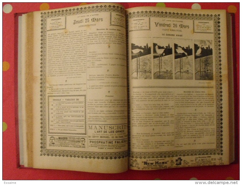 Grand Almanach Français illustré (musée des familles) 1897. Delagrave Paris. env. 400 pages