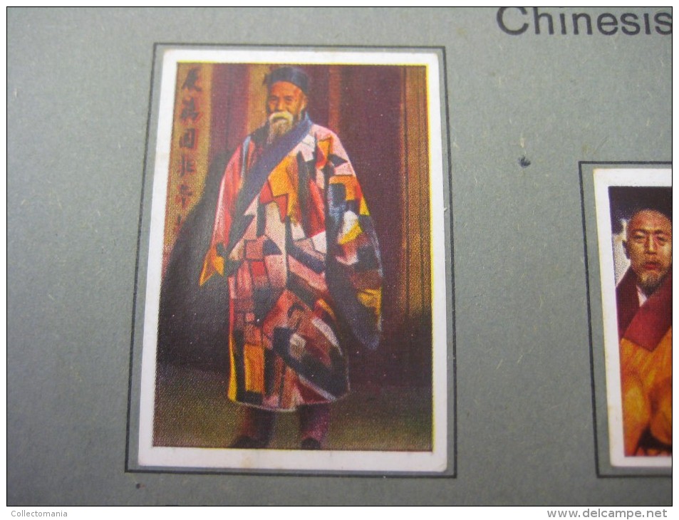 4 postcards & 8 chromos TIBET +gravures, lithos, album pages - Thibétan Ladak Lama Sven Hédin Lhassa Yak VERY GOOD litho