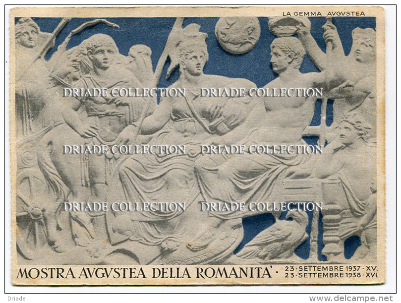 CARTOLINA MOSTRA AUGUSTEA DELLA ROMANITà ANNO 1937 1938 BANCO DI NAPOLI - Mostre, Esposizioni