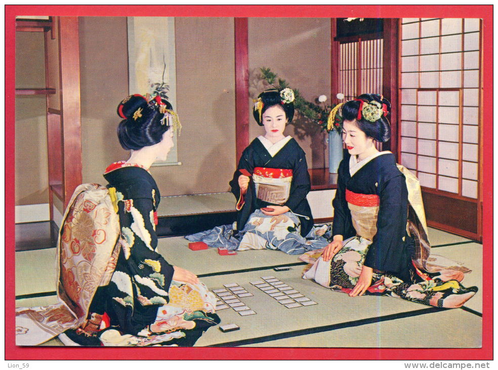 162619 / Geisha - MAIKO PLAYING CARDS ( KYOTO ) SYMBOL JAPANESE BEAUTY -  Japan Japon Giappone - Regional Games