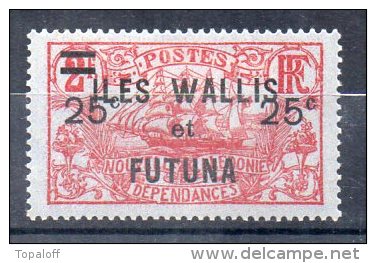 Wallis Et Futuna N° 30 Neuf Charniere - Ungebraucht