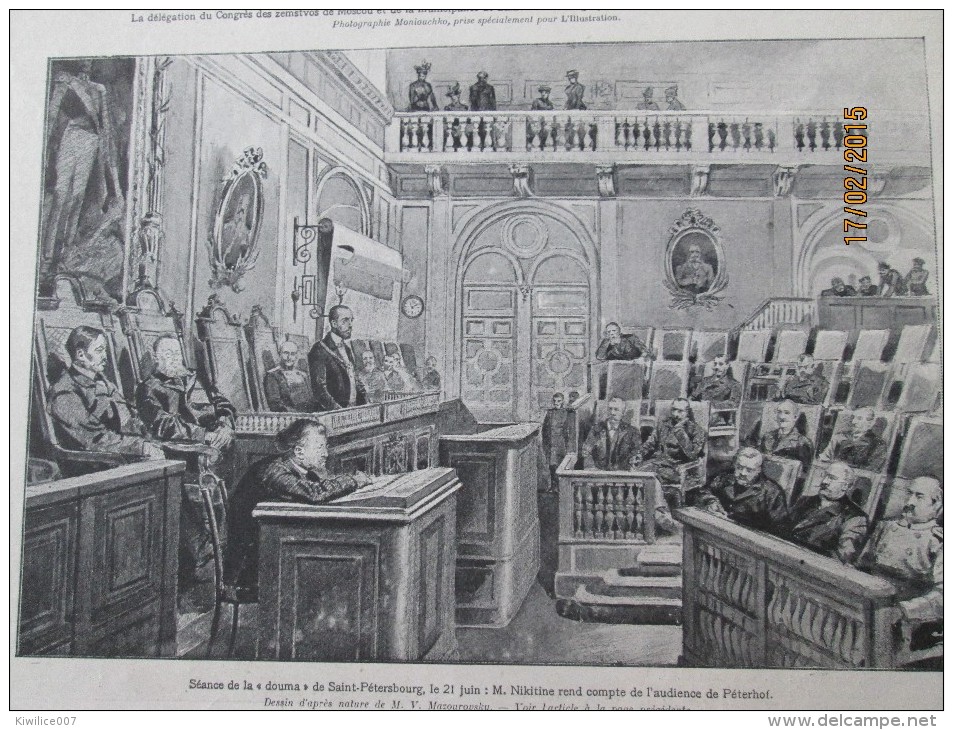 1905 Dijon  Demanagement De Depouilles De Soldtats  Morts En  1870  + Metz + Saint Petersbourg  Peterhof Russie - Non Classés