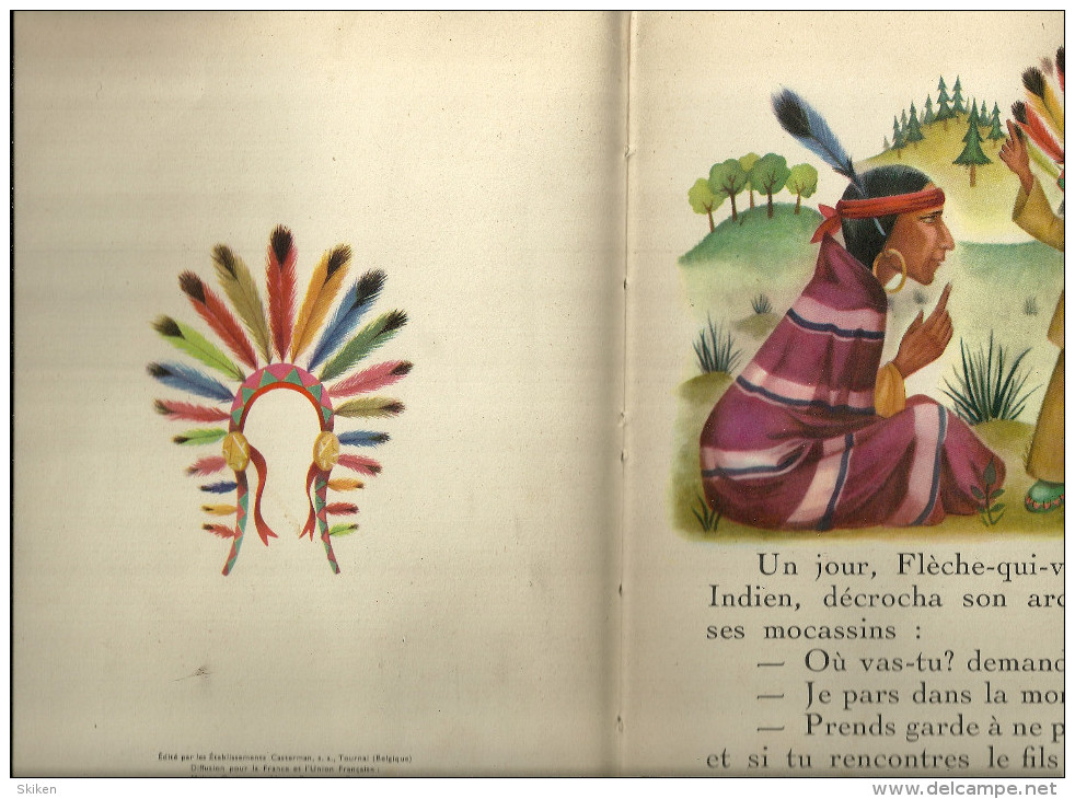 CASTOR CHEZ LES INDIENS  Collection Farandole  CASTERMAN   1955 - Casterman