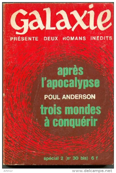 GALAXIE-BIS -  N° 2 - 1966 -  ANDERSON - APRES L'APOCALYPSE / TROIS MONDES A CONQUERIR - Opta